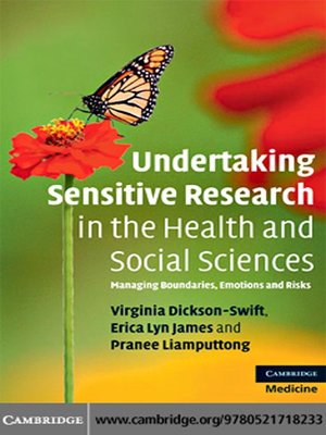 cover image of Undertaking Sensitive Research in the Health and Social Sciences